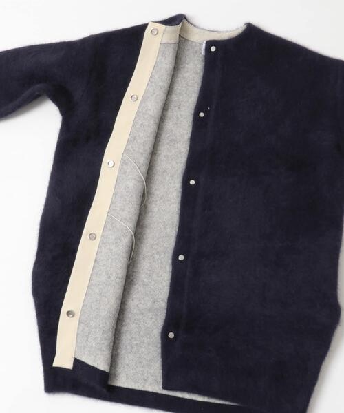 カーディガン 「別注」ELENDEEK×ROSSO CN RACCOON MIX WCD レディース