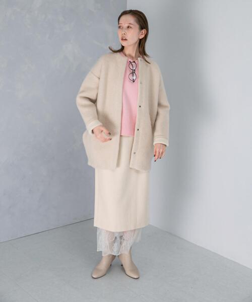 カーディガン 「別注」ELENDEEK×ROSSO CN RACCOON MIX WCD レディース