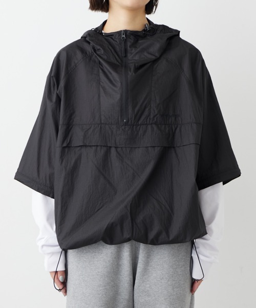 「grandcanyon」 ナイロンブルゾン LARGE ブラック レディース_画像2