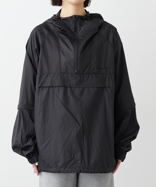 「grandcanyon」 ナイロンブルゾン LARGE ブラック レディース_画像3