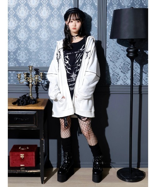 NOEMIE（ノエミー） パーカー 2WAYうさ耳ユニセックスZIP裏毛パーカー