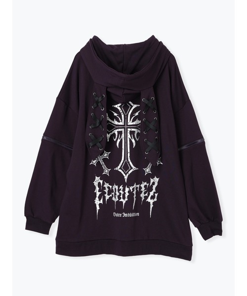 NOEMIE（ノエミー） パーカー 2WAYうさ耳ユニセックスZIP裏毛パーカー