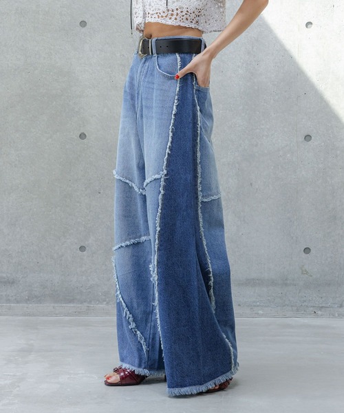 JBOY16ページ PAGEBOY（ページボーイ） デニムパンツ FREE サックスブルー