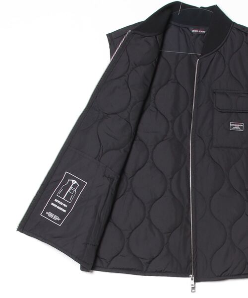 ダウンベスト ベスト GUESS JEANS GJ QUILTED PUFFER VEST ゲス 