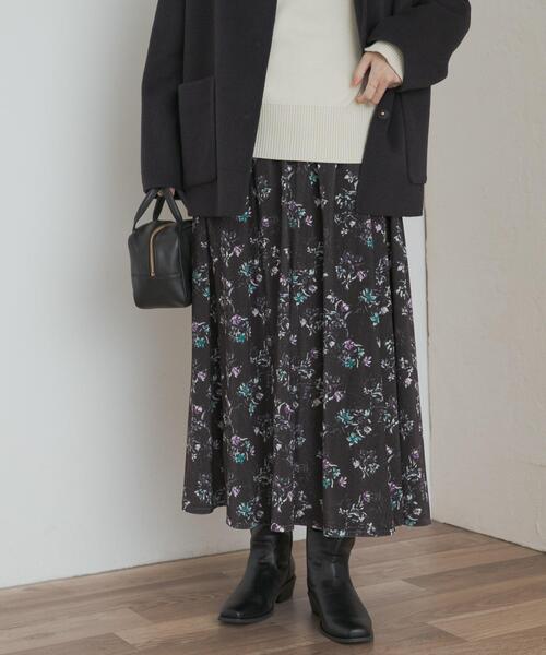 URBAN RESEARCH DOORS（アーバンリサーチドアーズ） スカート ベロア