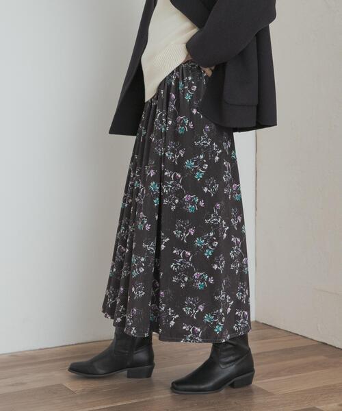 URBAN RESEARCH DOORS（アーバンリサーチドアーズ） スカート ベロア