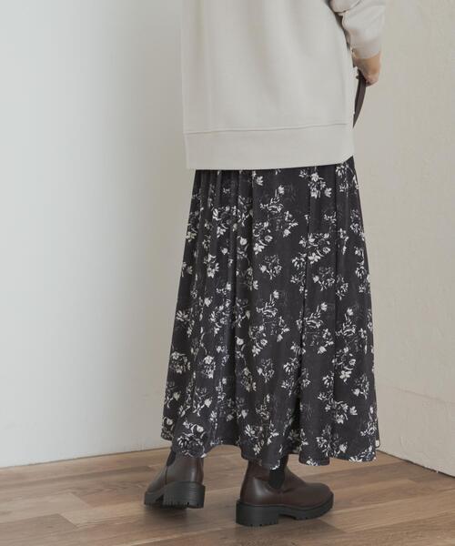 URBAN RESEARCH DOORS（アーバンリサーチドアーズ） スカート ベロア