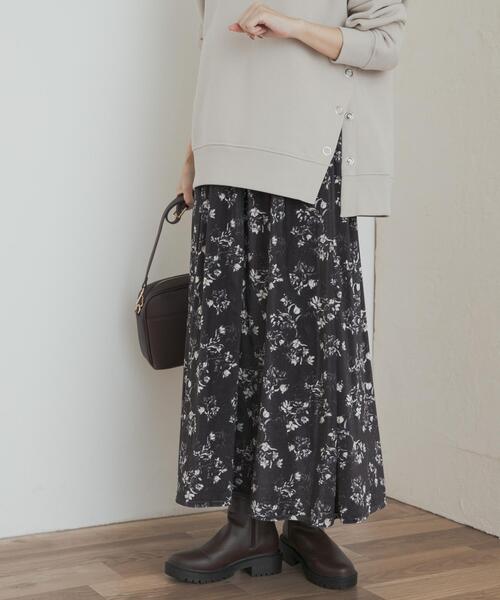 URBAN RESEARCH DOORS（アーバンリサーチドアーズ） スカート ベロア