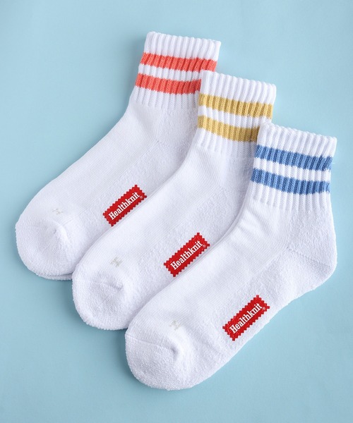 Healthknit（ヘルスニット） 靴下 底パイル仕様 3足セットソックス