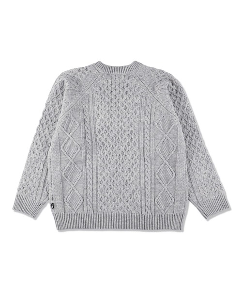 WIND AND SEA（ウィンダンシー） セーター ニット CABLE LOGO KNIT