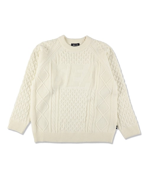 WIND AND SEA（ウィンダンシー） セーター ニット CABLE LOGO KNIT
