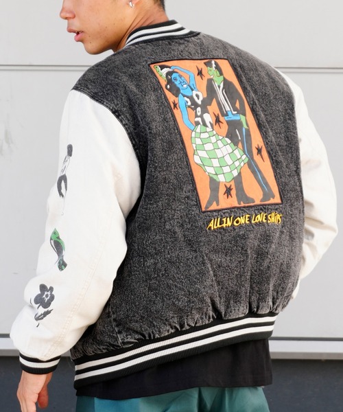 VOLCOM（ボルコム） スタジャン M ブラック メンズ : ZOZOTOWN Yahoo