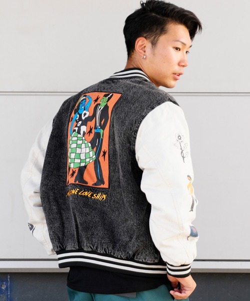 VOLCOM（ボルコム） スタジャン M ブラック メンズ : ZOZOTOWN Yahoo