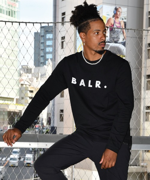 BALR.（ボーラー） 長袖Tシャツ X-SMALL ブラック メンズ : ZOZOTOWN