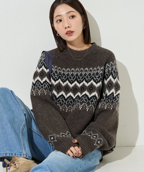 ノルディックセーターのおすすめ人気商品一覧 通販 - Yahoo!ショッピング