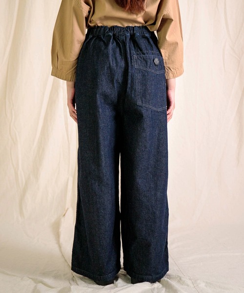 美品 Brocanteブロカント ダークデニム ワイドパンツ 2 Brocante ワイドパンツ ジーンズ デニム デニムパンツ 「Brocante