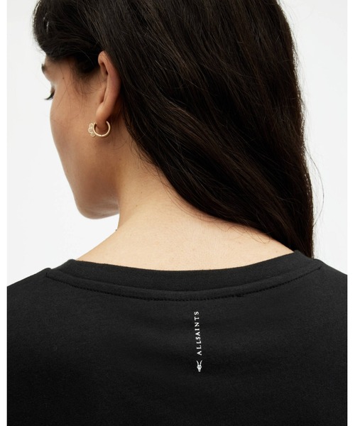 「ALLSAINTS」 半袖カットソー 6 ブラック レディース_画像5