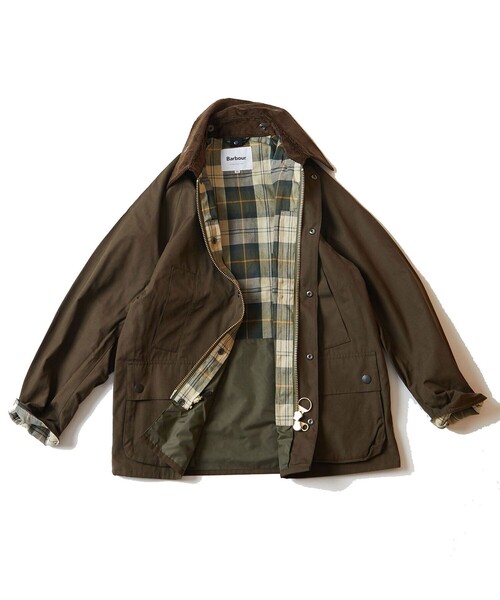 Barbour ステンカラーコート 36サイズ バッジ付　オリーブ Barbour ステンカラーコート 36サイズ バッジ付オリーブ