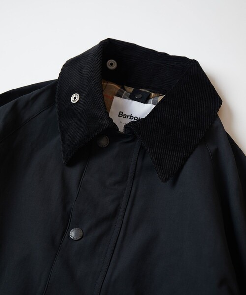 Barbour（バブアー） ステンカラーコート 40 オリーブ メンズ