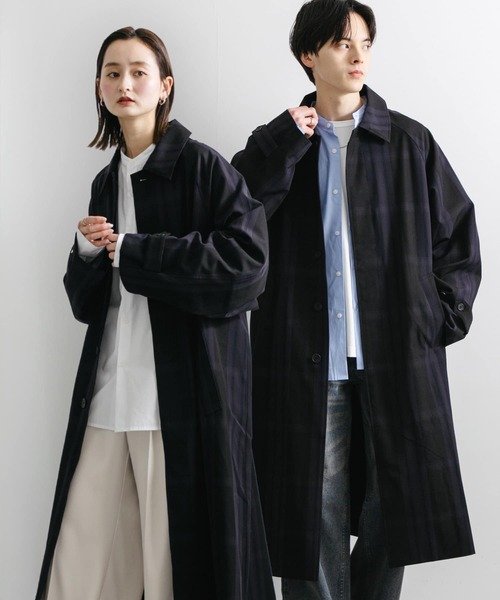 SENSE OF PLACE by URBAN RESEARCH ステンカラーコート LARGE ブラック