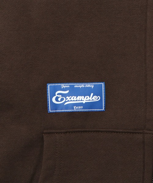 EXAMPLE（エグザンプル） パーカー EXAMPLE EX LOGO ZIP HOODIE メンズ