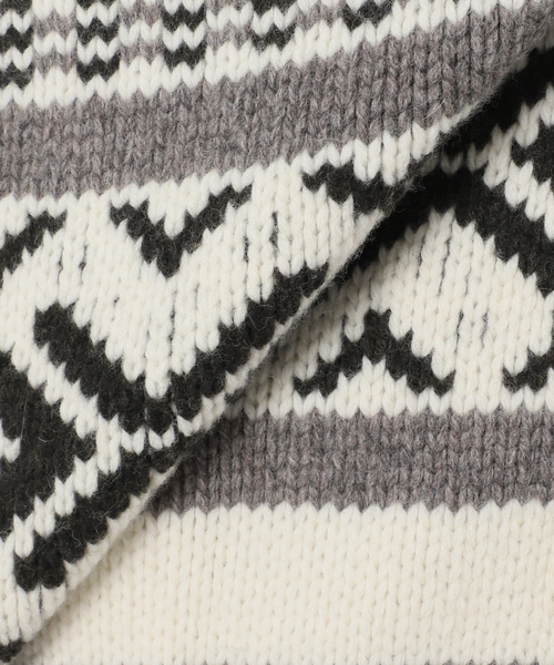 未使用✨ フレームワーク ダブルジャガード カーディガン ネイビー 25SS FRAMeWORK（フレームワーク） カーディガン 「追加」ジャガード