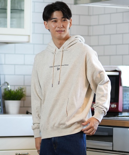 「NEW ERA」 プルオーバーパーカー M ブラック メンズ_画像4