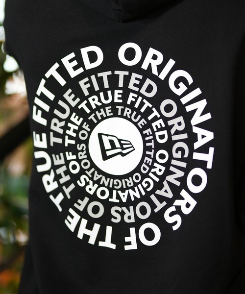 「NEW ERA」 プルオーバーパーカー M ブラック メンズ_画像8