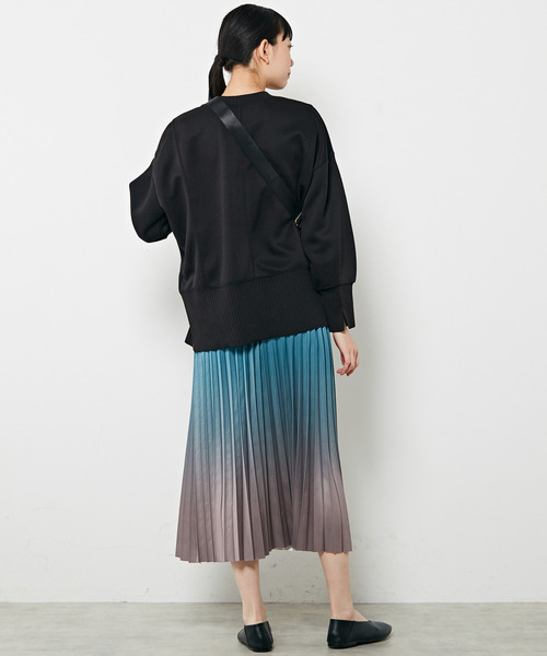 「MELROSE claire」 プリーツスカート FREE ブルー レディース_画像8