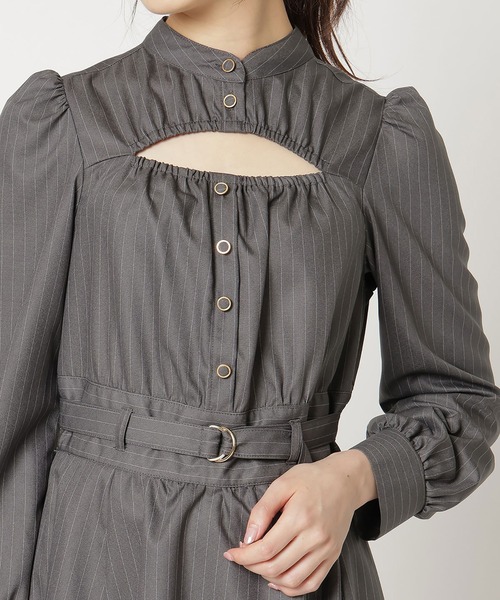 「REDYAZEL」 長袖ワンピース FREE グレー レディース_画像5