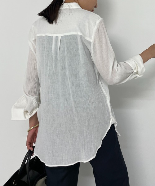 「LOUNGEDRESS」 長袖シャツ FREE ベージュ レディース