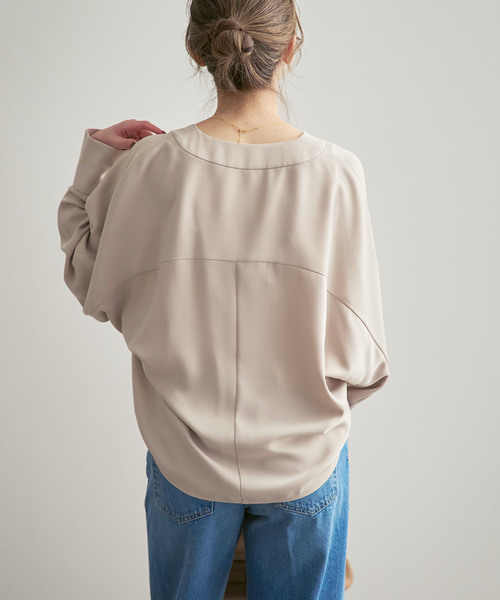 NOBLE（ノーブル） ブラウス シャツ 「追加・WEB限定カラー」エステル