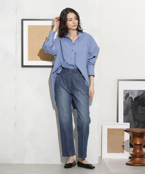 「PICCADILLY」 デニムパンツ 26 ブラック レディース_画像9