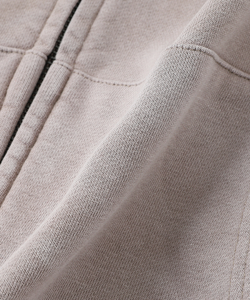 WOKE EDGE（ウォークエッジ） パーカー Faded Embroidery Zip Up