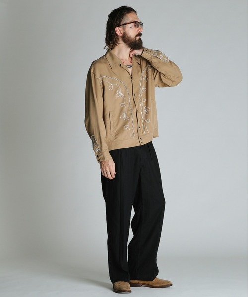 ブルゾン アウター Schott/ショット/LYOCELL WESTERN JACKET/リヨセル ウエスタンジャケット メンズ レディースの画像