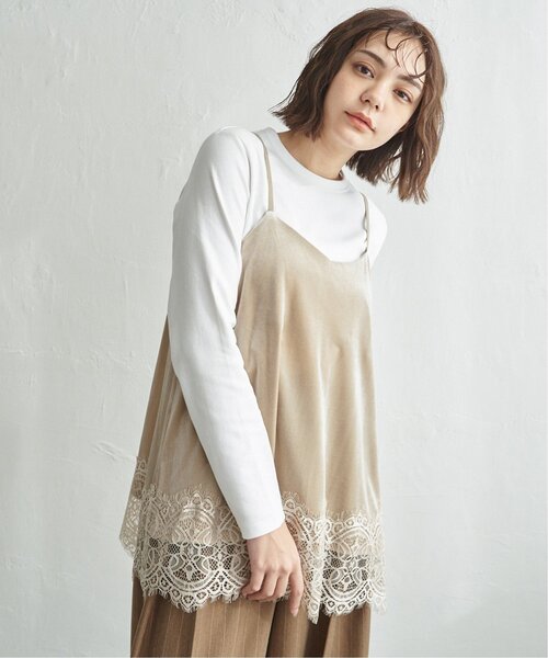 notch. キャミソール ベロアレースキャミソール : ZOZOTOWN Yahoo!店