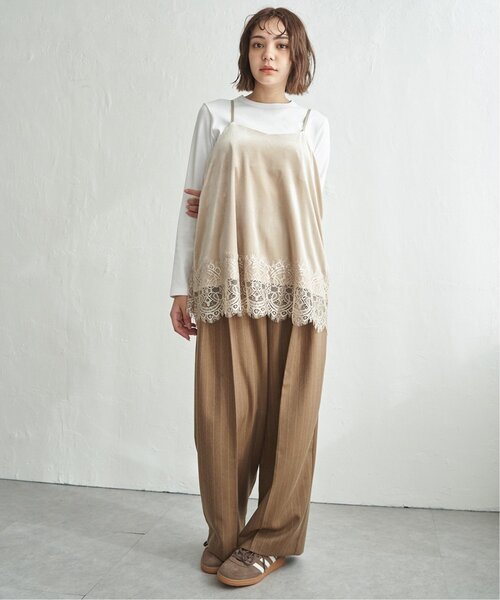 notch. キャミソール ベロアレースキャミソール : ZOZOTOWN Yahoo!店