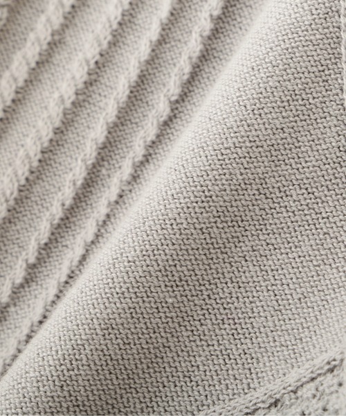 「DANKE SCHON」 7分袖ニット F ホワイト メンズ_画像3