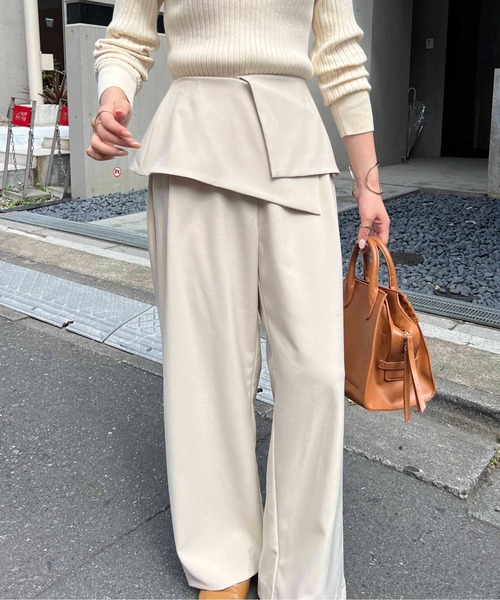 「CAPRICIEUX LE'MAGE」 パンツ 38 グレー レディース_画像2