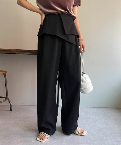 「CAPRICIEUX LE'MAGE」 パンツ 38 グレー レディース_画像5