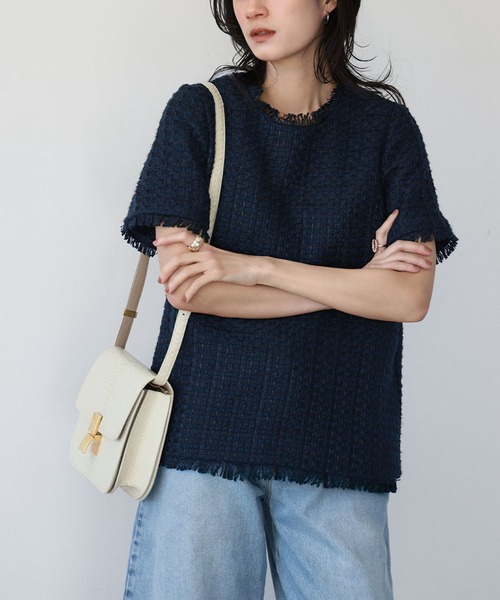 ELFRANK 半袖ブラウス FREE レッド レディース : ZOZOTOWN Yahoo!店 