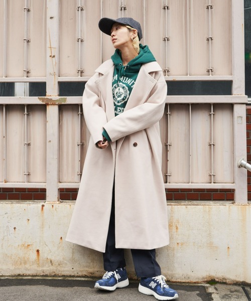 「Auntie Rosa Holiday」 チェスターコート SMALL カーキ レディース_画像2