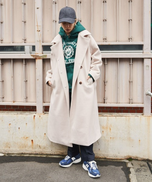 「Auntie Rosa Holiday」 チェスターコート SMALL カーキ レディース_画像3