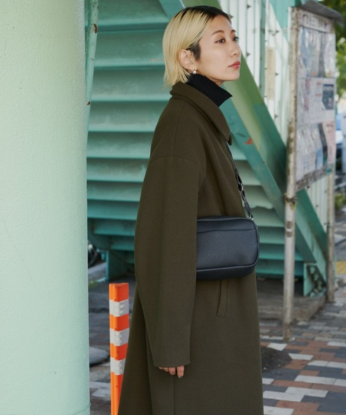 「Auntie Rosa Holiday」 チェスターコート SMALL カーキ レディース_画像7