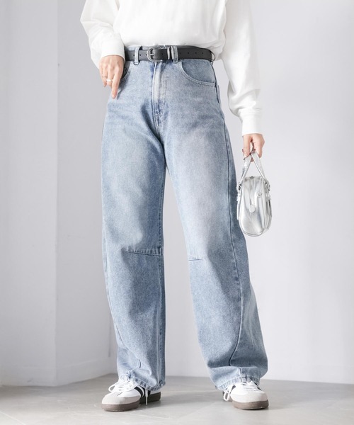 Riberry(リベリー) ジーンズ デニム デニムパンツ バレルレックデニムパンツ レディース : ZOZOTOWN Yahoo!店 ...