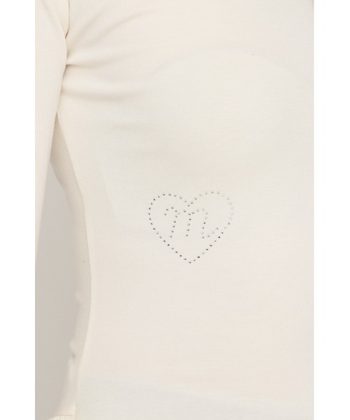 トップス kry Heart Flame longT SLY（スライ） tシャツ MICHIXSLY HEM FRILL L/S TOPS ミチスライヘム