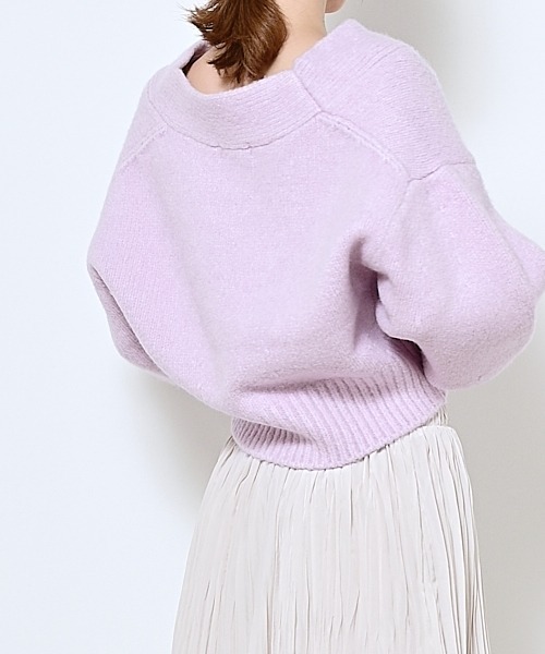 「SNIDEL」 ニットカーディガン ONE SIZE ベージュ レディース_画像2