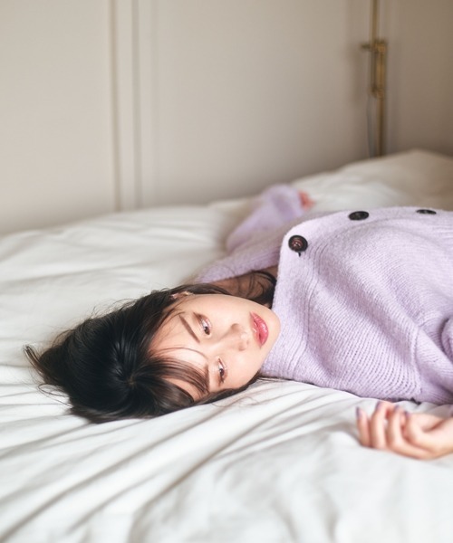 「SNIDEL」 ニットカーディガン ONE SIZE ベージュ レディース_画像5