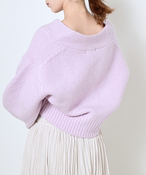 「SNIDEL」 ニットカーディガン ONE SIZE ベージュ レディース_画像7