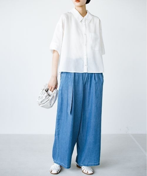「ANNA LUNA」 パンツ MEDIUM ブルー レディース_画像4